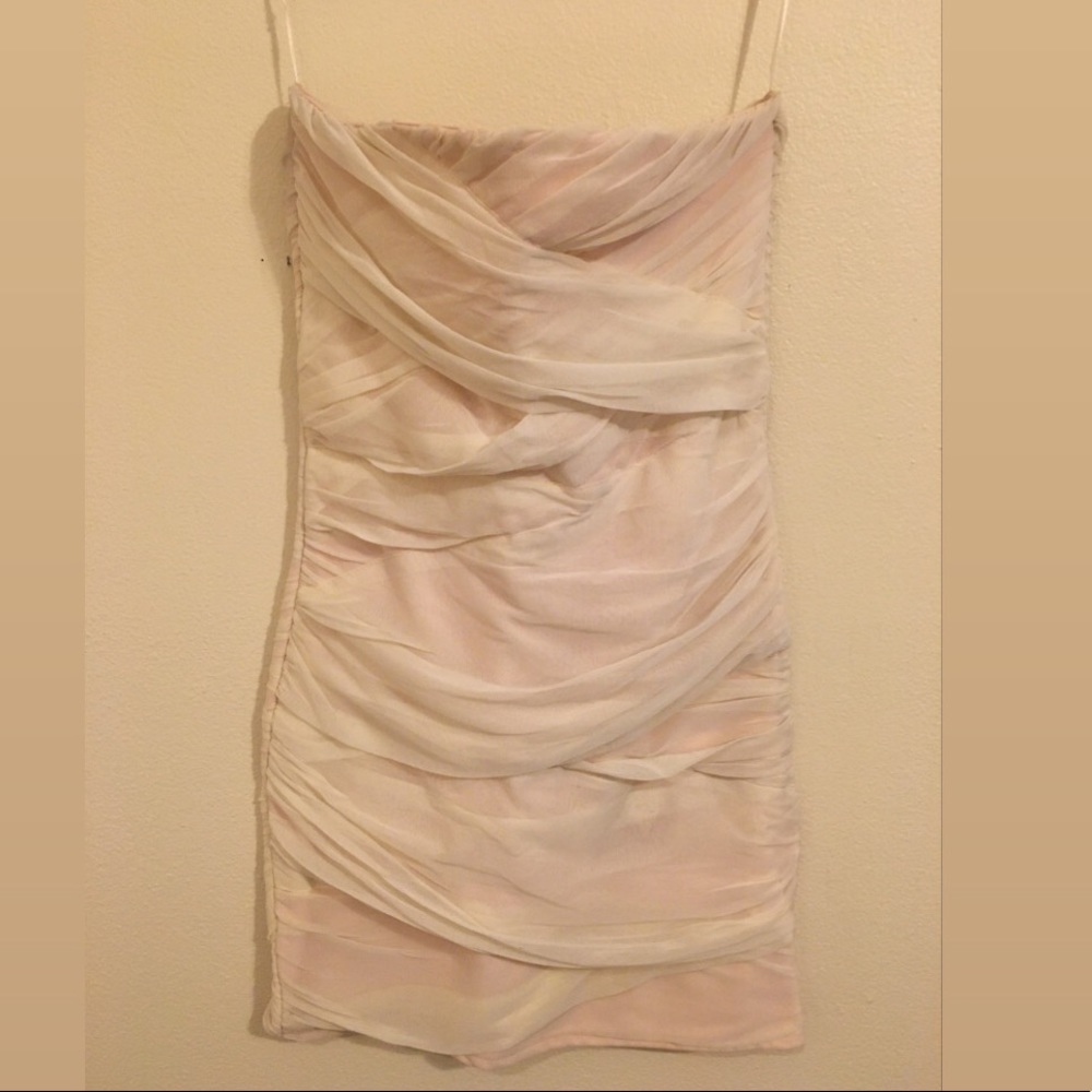 Topshop Strapless Minidress